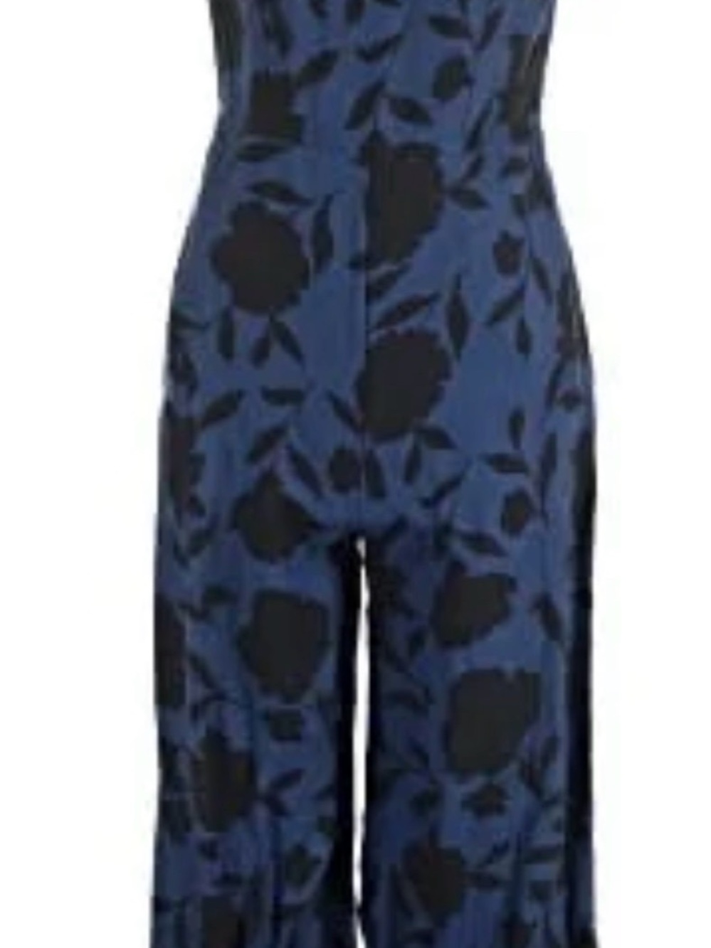 Kate spade cotton linen one shoulder jumpsuit size 6